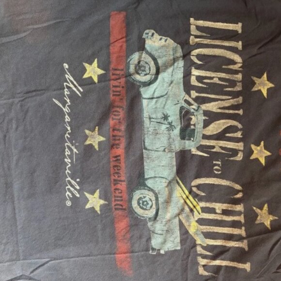 Margaritaville “License to Chill” Graphic T-Shirt – USA Classic Car Design - Picture 5 of 5